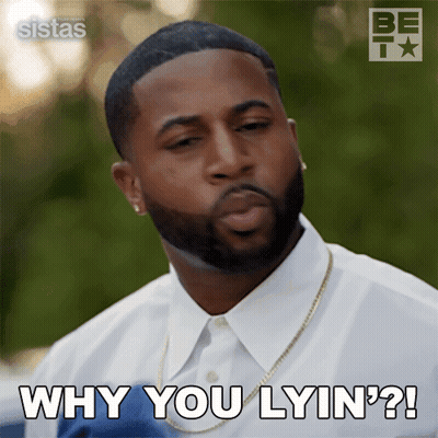 Bearded Man Saying Why You Lyin