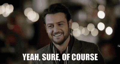 Bearded Man Saying Yeah Sure Of Course GIF