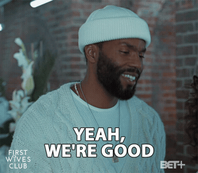 Bearded Man Saying Yeah We're Good GIF
