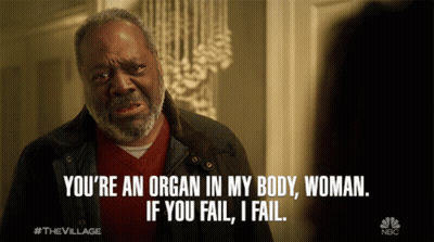 Bearded Man Saying You're An Organ In My Body Woman If You Fail I Fail GIF