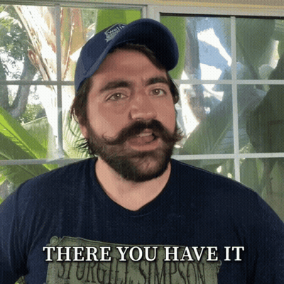 Bearded Man Saying You Ready Here It Goes GIF