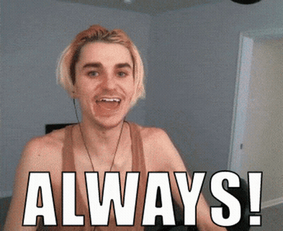 Bearded Man Says All The Time At Microphone GIF