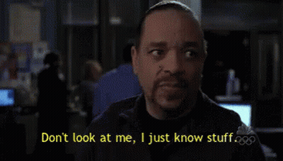 Bearded Man Says Don't Look At Me I Just Know Stuff GIF