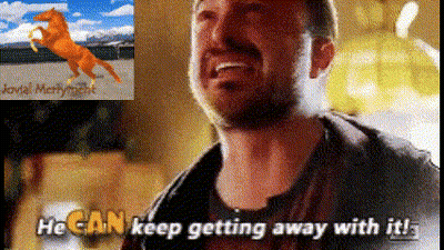 Bearded Man Says He Can Keep Getting Away With It GIF