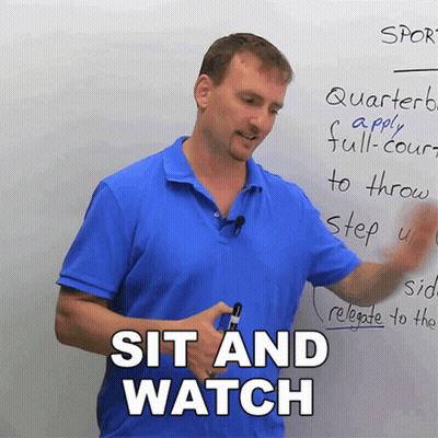 Bearded Man Says I'll Do Anything Green Shirt GIF