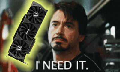 Bearded Man Says I Need It Graphics Card GIF