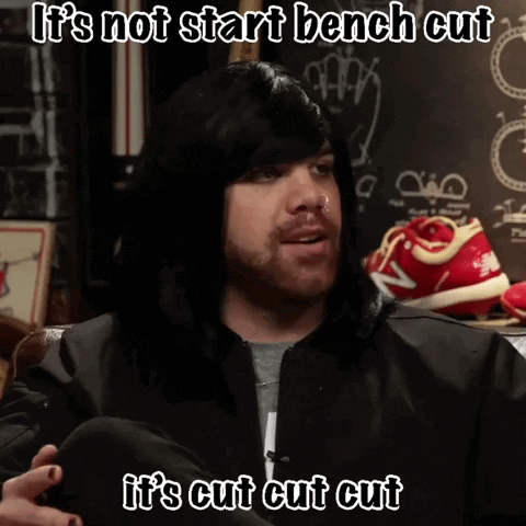 Bearded Man Says It's Cut Cut Cut GIF