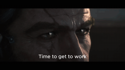 Bearded Man Says Time To Get To Work Video Game