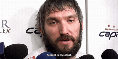 Bearded Man Says Tonight Is The Night Washington Capitals GIF