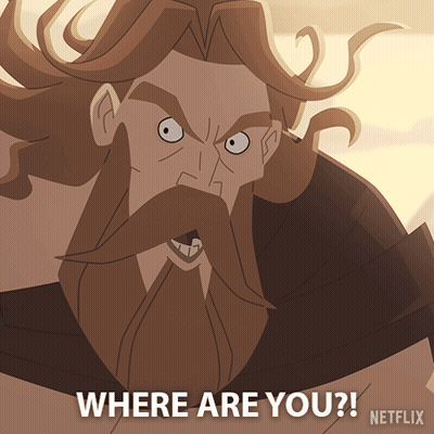 Bearded Man Says Where Are You Netflix GIF