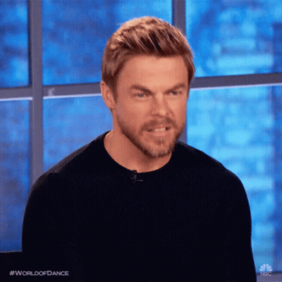 Bearded Man Sitting By Window Saying World Of Dance GIF