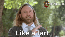 Bearded Man Smells Fart Smelly GIF