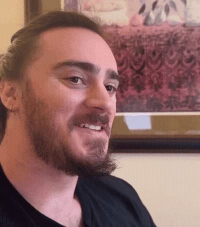 Bearded Man Smiling GIF