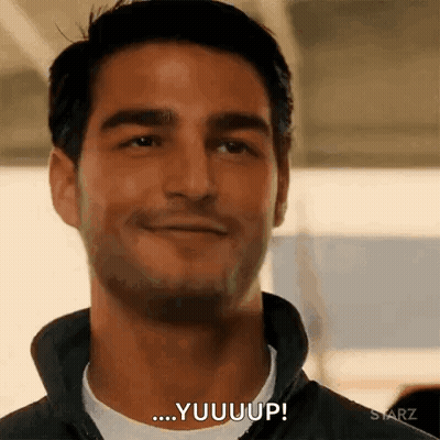 Bearded Man Smiling And Talking GIF