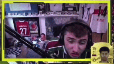 Bearded Man Smiling In Crowd GIF