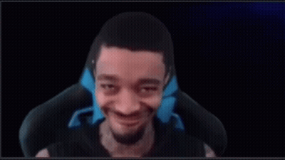Bearded Man Smiling In Gaming Chair GIF