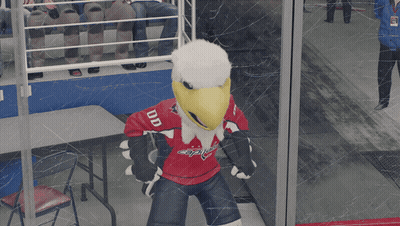 Bearded Man Smiling In White Hockey Jersey GIF