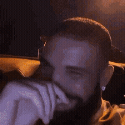 Bearded Man Smiling In Yellow Car GIF