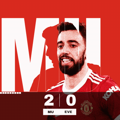 Bearded Man Smiling On Red Saying Mu GIF