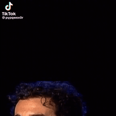 Bearded Man Smiling Pointing Up GIF