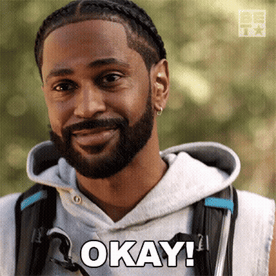 Bearded Man Smiling Saying Okay GIF