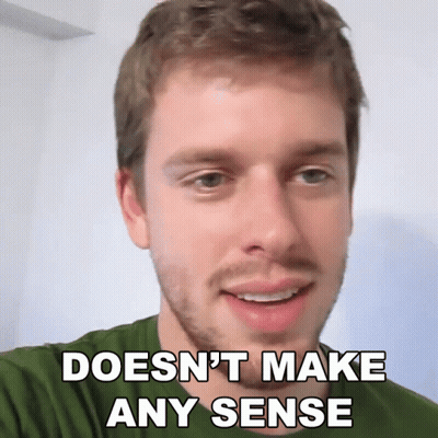 Bearded Man Smiling Says Doesn't Make Sense GIF