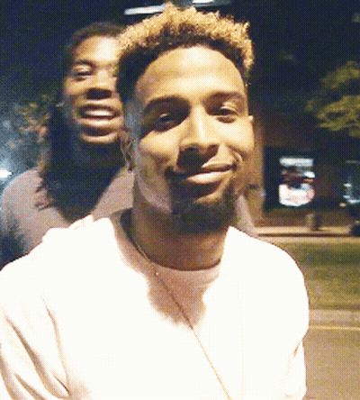 Bearded Man Smiling With Another Man GIF