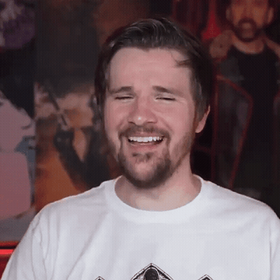 Bearded Man Smiling With Eyes Closed GIF