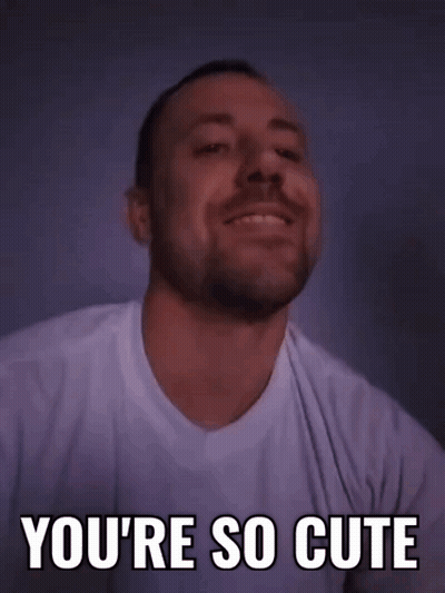 Bearded Man Smiling You're So Cute GIF
