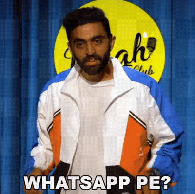 Bearded Man Standing At Club Sign GIF