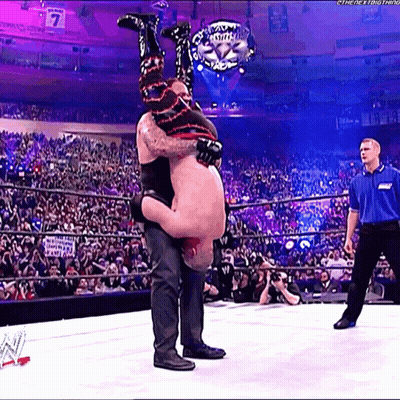 Bearded Man Standing In Boxing Ring GIF