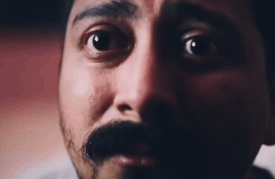Bearded Man Surprised Looking At Camera GIF