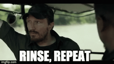 Bearded Man Talking In Golf Cart GIF