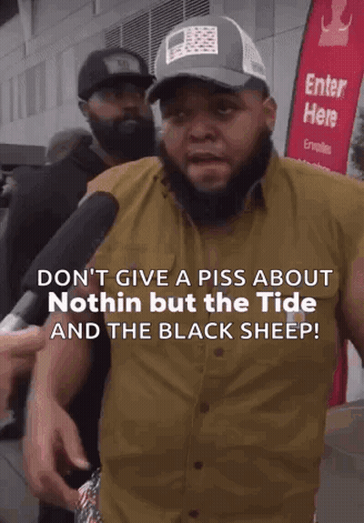Bearded Man Talking Into Mic Saying Don't Give A Piss About Nothin GIF
