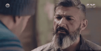 Bearded Man Talking To Another Man GIF