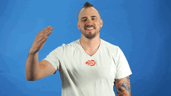 Bearded Man Thank You Bow GIF