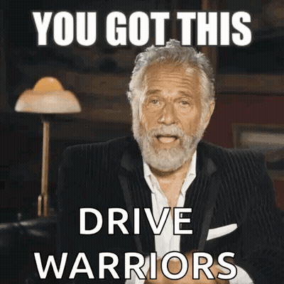 Bearded Man Thumbs Up You Got This Drive Warriors GIF