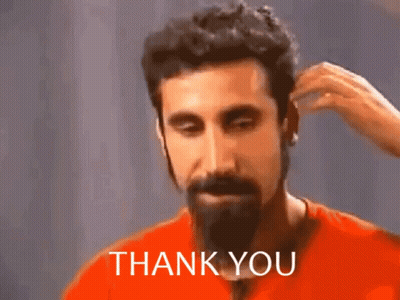 Bearded Man Touched By Woman Saying Thank You GIF