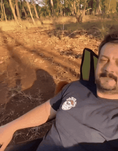Bearded Man Wearing Chicago Shirt GIF