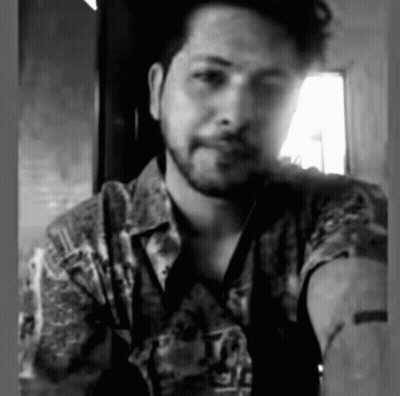 Bearded Man With Arm Tattoo GIF