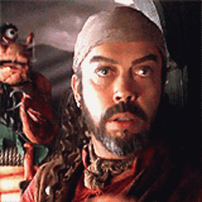 Bearded Man With Bandana And Scarf GIF