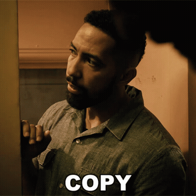 Bearded Man With Copy Above GIF