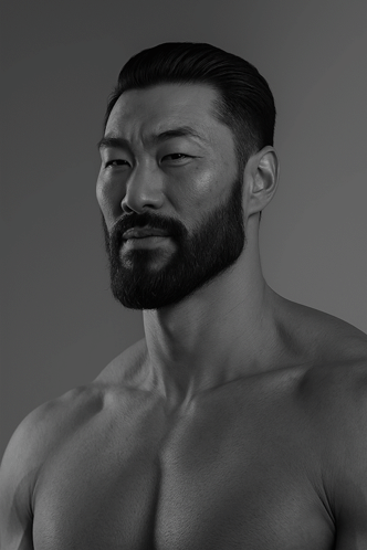 Bearded Man With Eyes Closed GIF