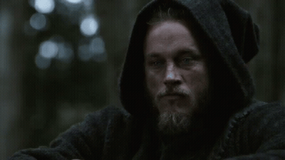 Bearded Man With Face Tattoos And Chain GIF