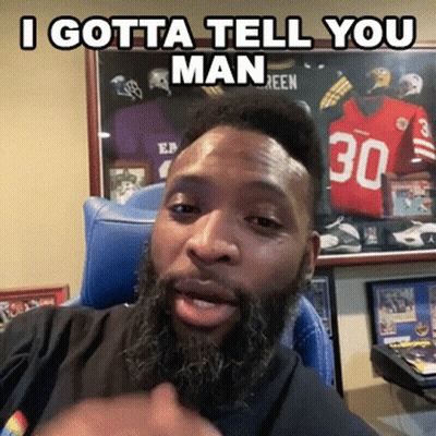 Bearded Man With Framed Jersey 30 GIF