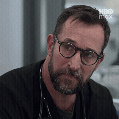 Bearded Man With Glasses And Stethoscope HBO Max GIF