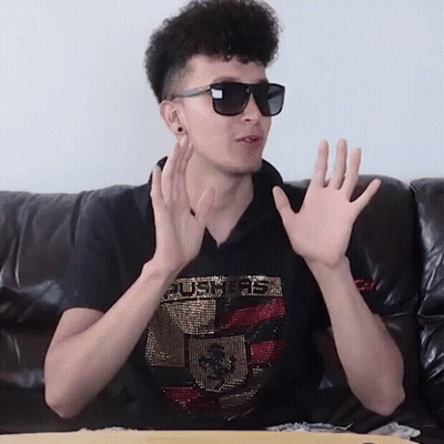 Bearded Man With Glasses Says Hi There GIF