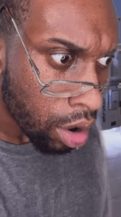 Bearded Man With Glasses Sleeping Mouth Open GIF