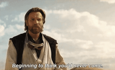 Bearded Man With Goggles in Desert Saying Beginning to Think You'd Never Come