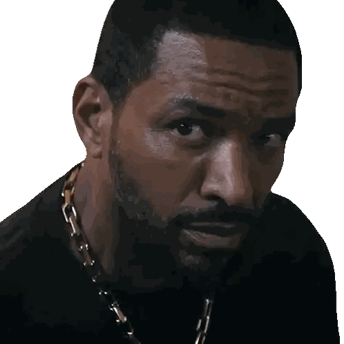 Bearded Man With Gold Chain Sticker